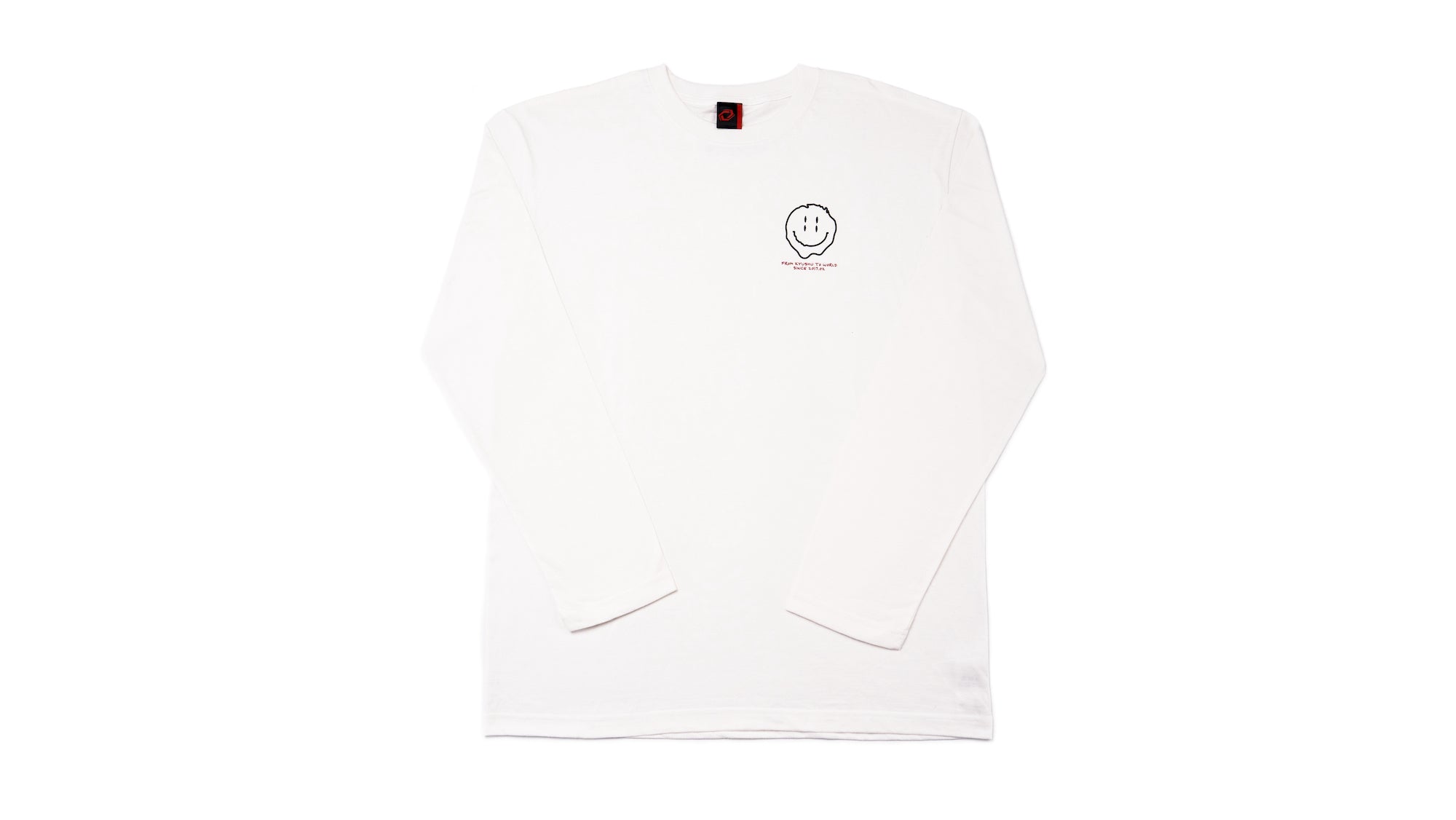 SENGOKU SMILE GRAPHIC LONG TEE WHITE