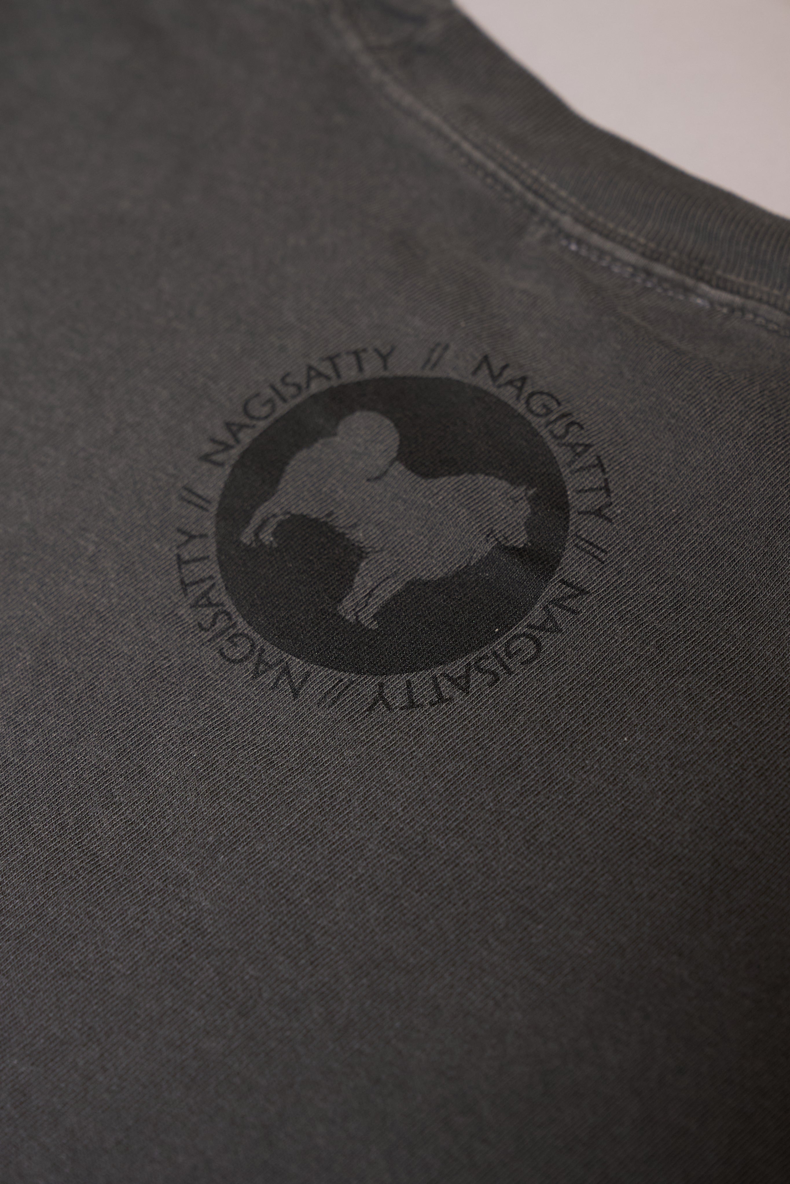 NAGISATTY METAL T-SHIRT / PIGMENT BLACK